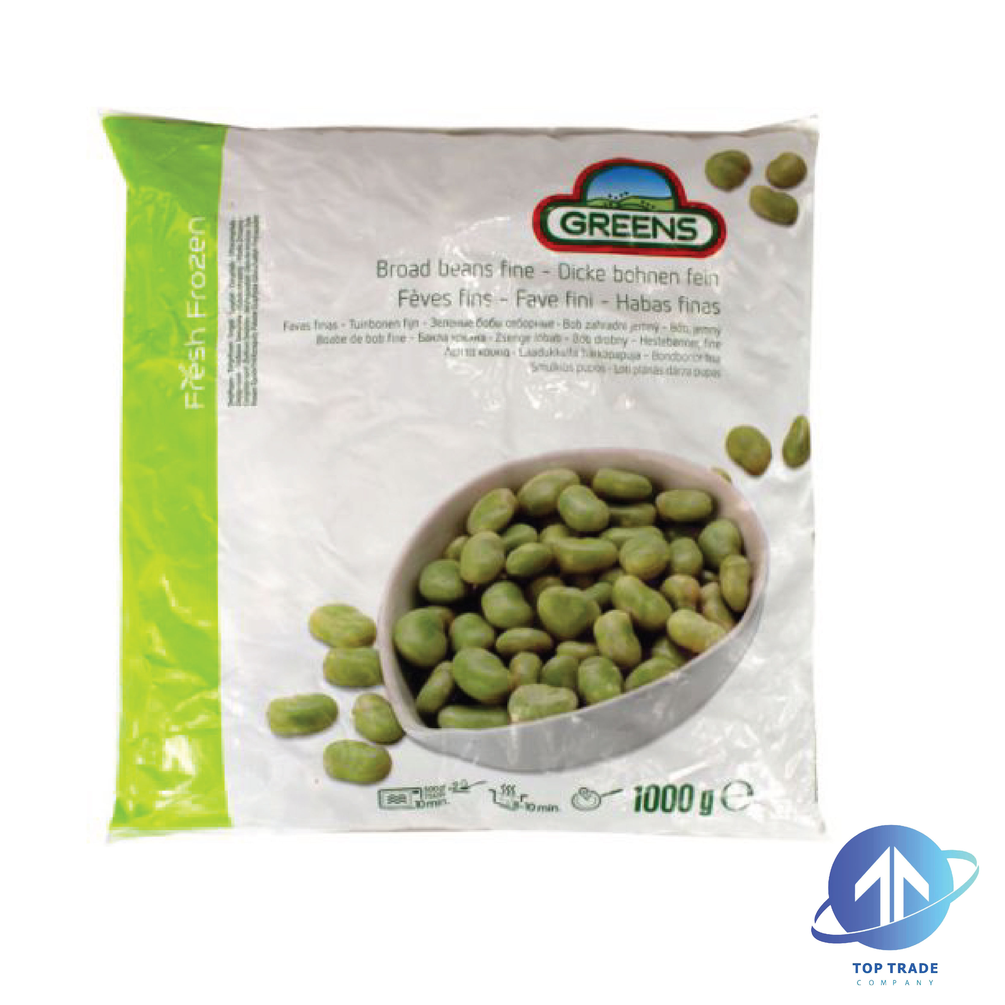 Greens Broad Beans (fine) 1000gr